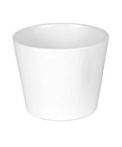 Pot dallas keramiek ø12xh9cm glanzend wit