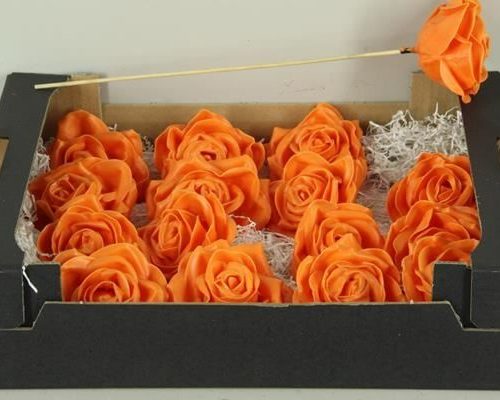 Wax Rose Orange - Decoratiemateriaal (h%)