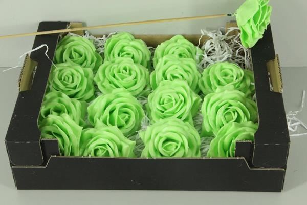 Wax Rose Mint Green - Decoratiemateriaal (h%)