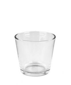 Waxine glas transparant  denver ø7,5cm