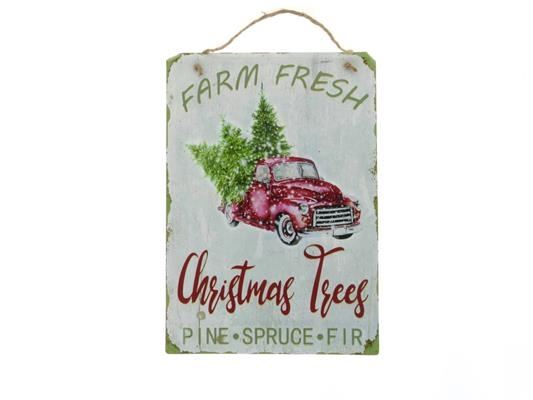 Wall Hanger Mtl X-mas Tree - Decoratiemateriaal (h%) 1 Wall Hanger Mtl X-mas Tree - Decoratiemateriaal (h%)
